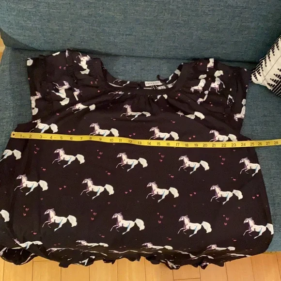 Horse Dress Rainbow Heart Modcloth 2x - Picture 6 of 13